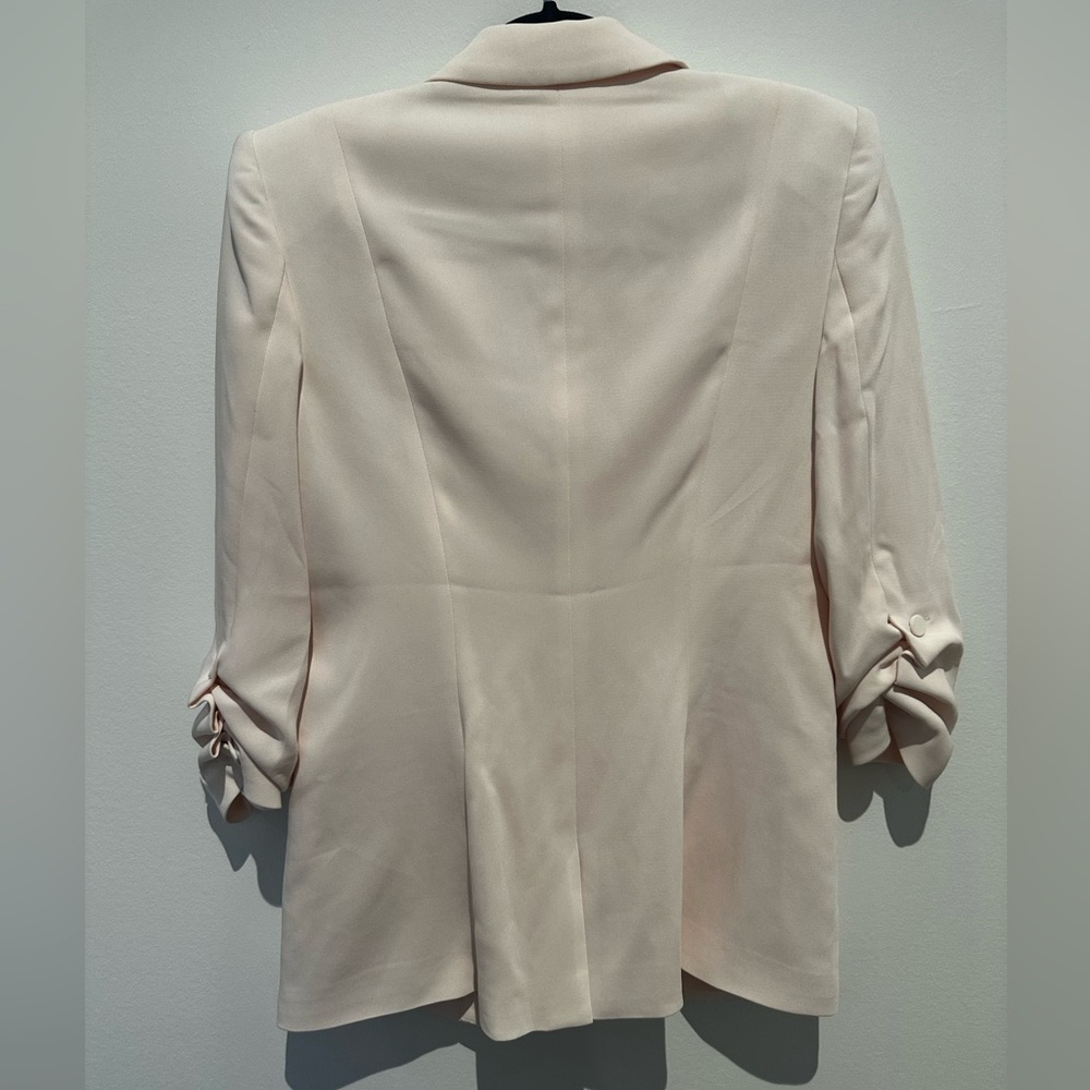 NWT Cinq à Sept Light Pink Crepe Khloe Blazer - Picture 3 of 4